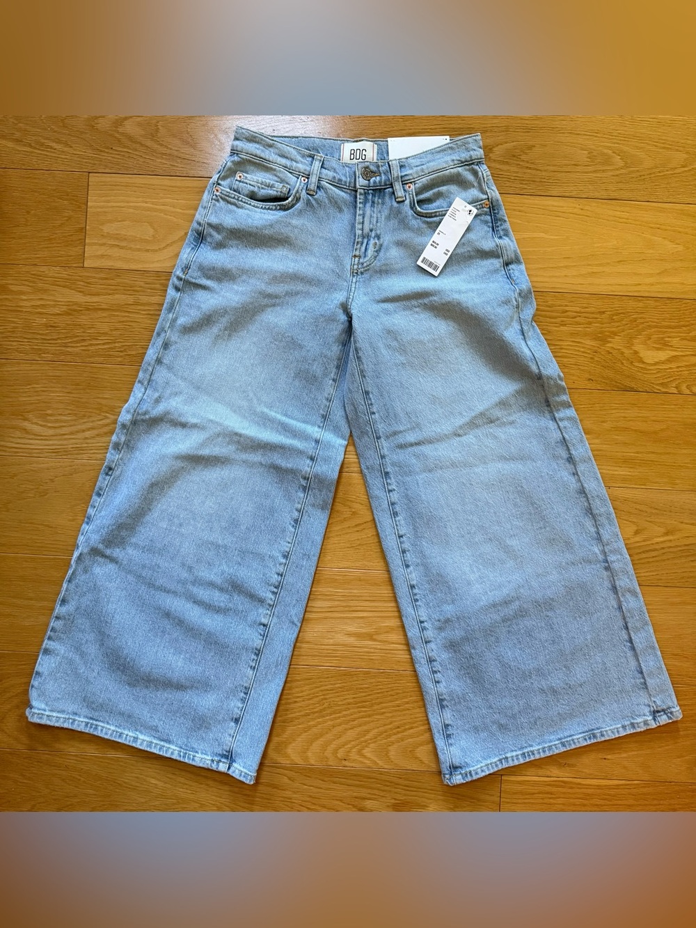 BDG Urban Outfitters Joey Mid-Rise Wide-Leg Light Wash Jeans - Women’s Size 25